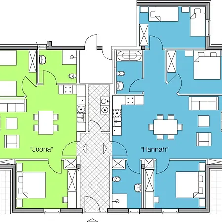 Ferienhaus-maxe-wohnung-hannah Apartment Wulfen auf Fehmarn
